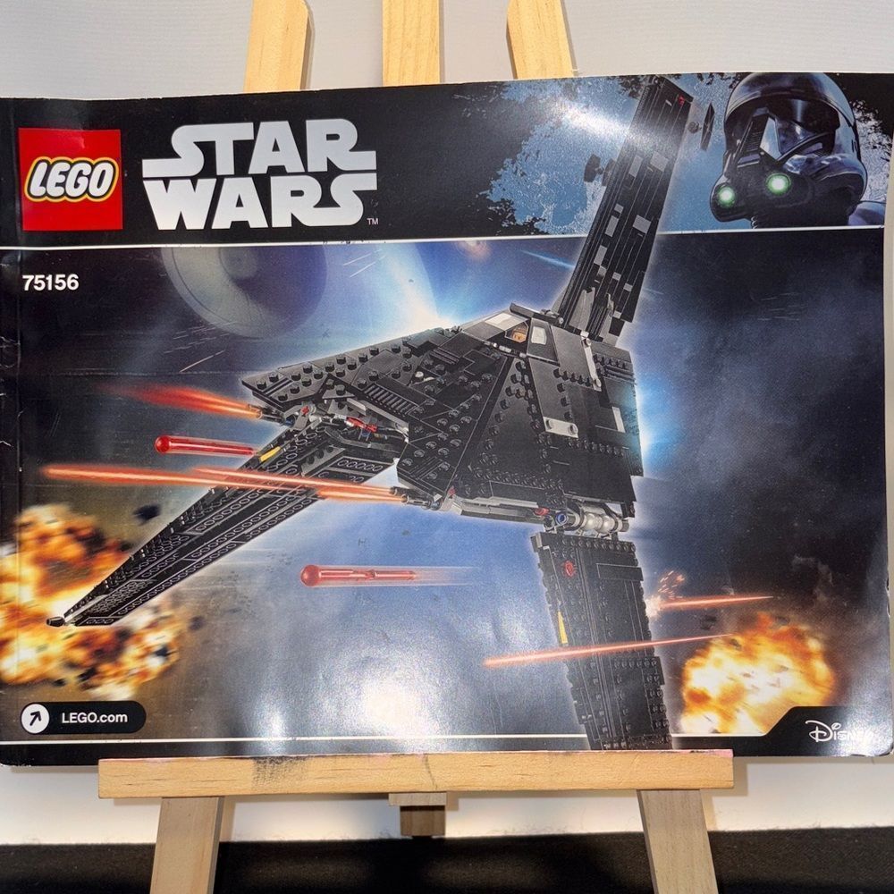 LEGO Star Wars 75156 Black and Red Starship booklet
